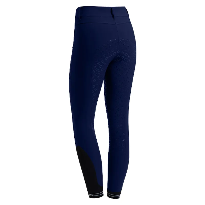Cavalleria Toscana Ladies Dressage Full Grip Breeches - Royal Blue-1