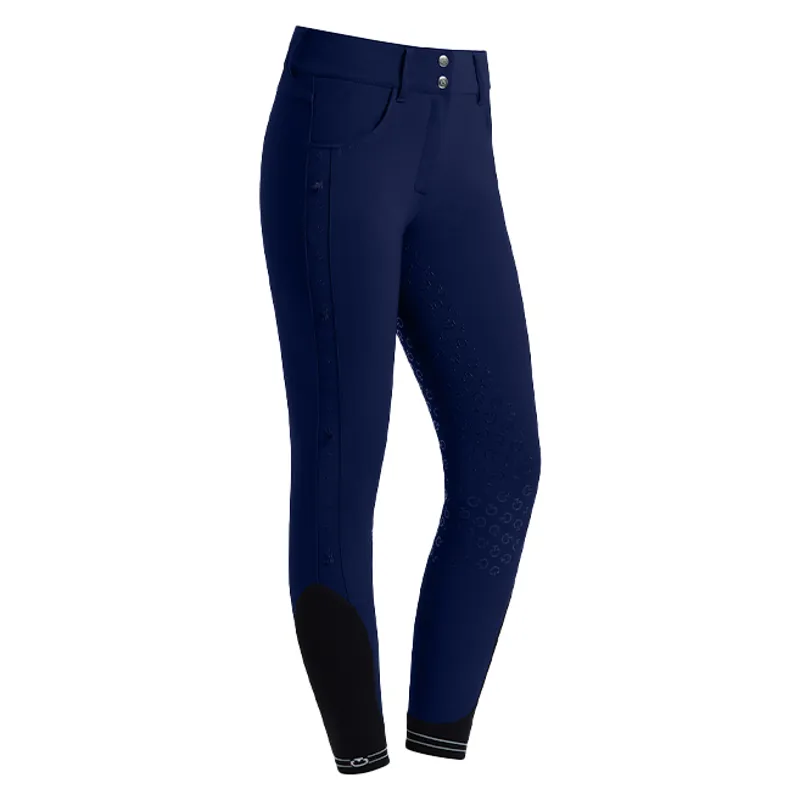 Cavalleria Toscana Ladies Dressage Full Grip Breeches - Royal Blue