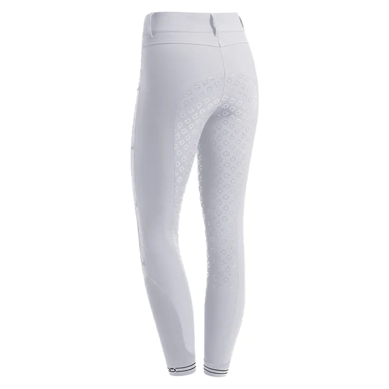 Cavalleria Toscana Ladies Dressage Full Grip Breeches - White-1