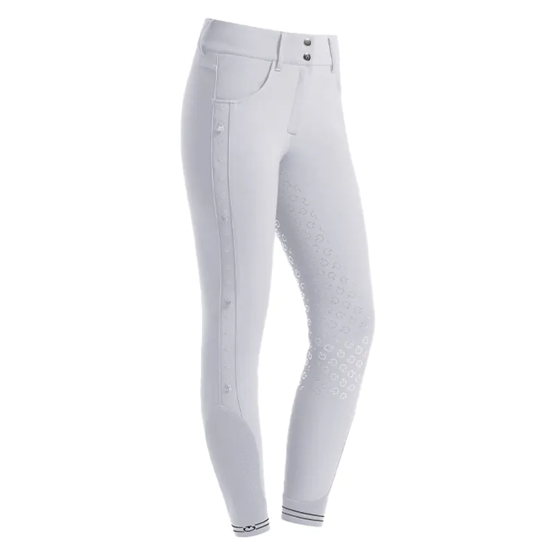 Cavalleria Toscana Ladies Dressage Full Grip Breeches - White