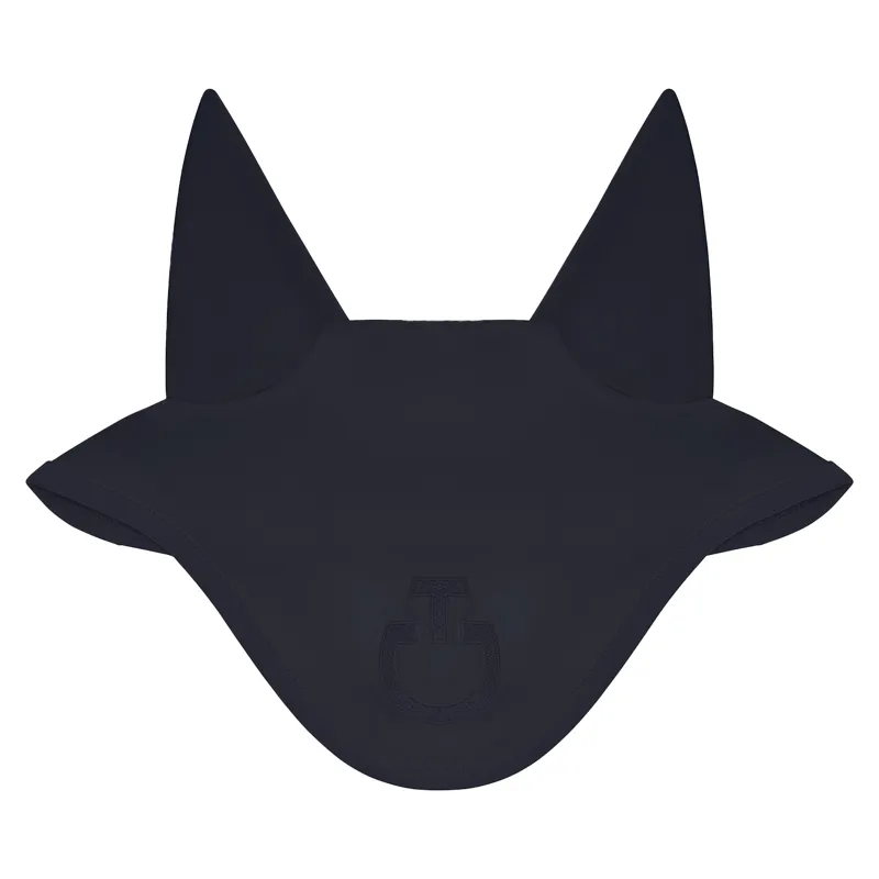 Cavalleria Toscana Lightweight Jersey Stripe Fly Veil - Navy