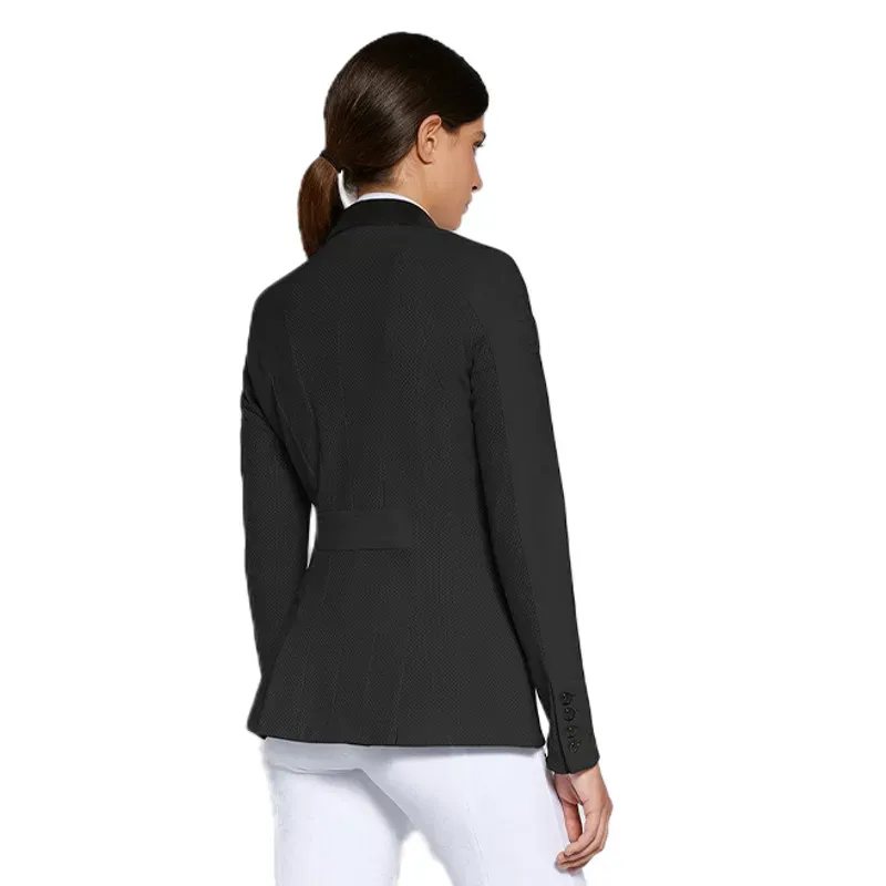 Cavalleria Toscana Perforated GP Womens Show Jacket - Black-1
