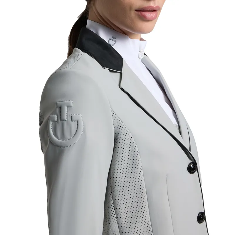 Cavalleria Toscana Perforated GP Womens Show Jacket - Belgian Block-2