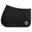 Cavalleria Toscana Circular-Quilted Jersey Jump Saddlecloth - Black