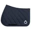 Cavalleria Toscana Circular-Quilted Jersey Jump Saddlecloth - Navy