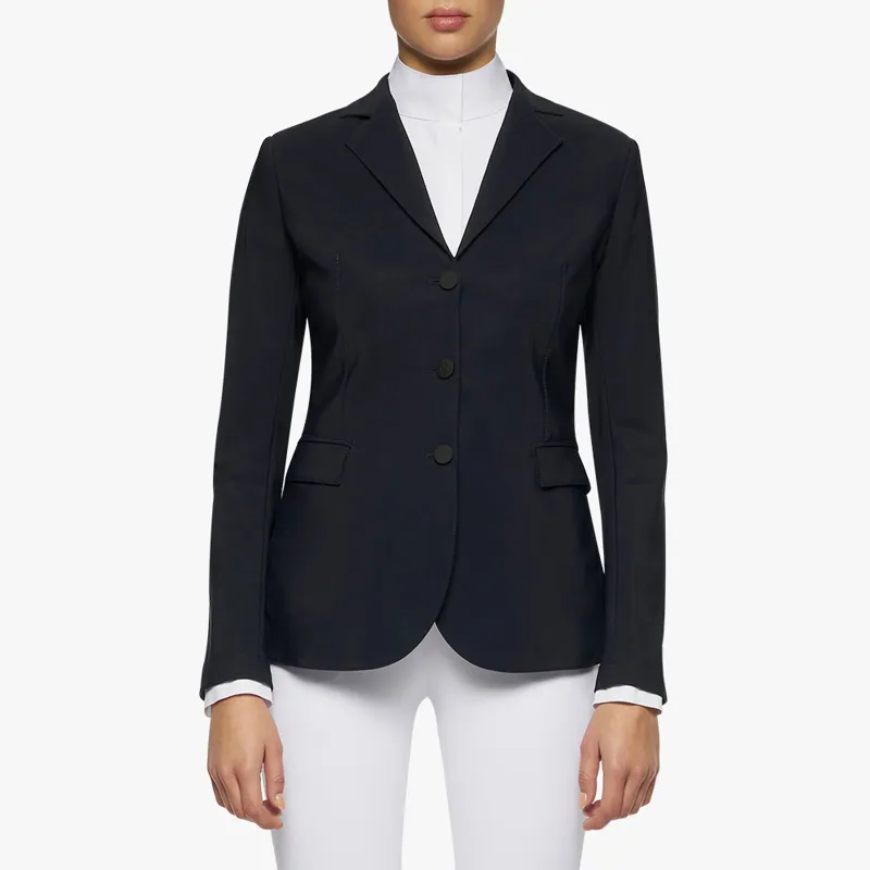 Cavalleria Toscana American Jersey Ladies Competition Jacket - Navy-1