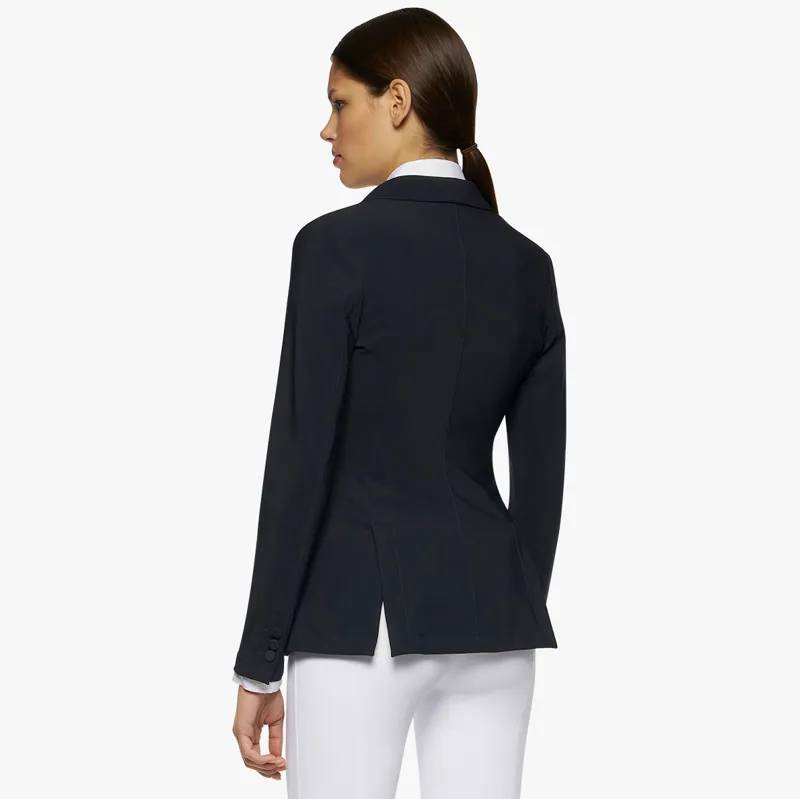 Cavalleria Toscana American Jersey Ladies Competition Jacket - Navy-3