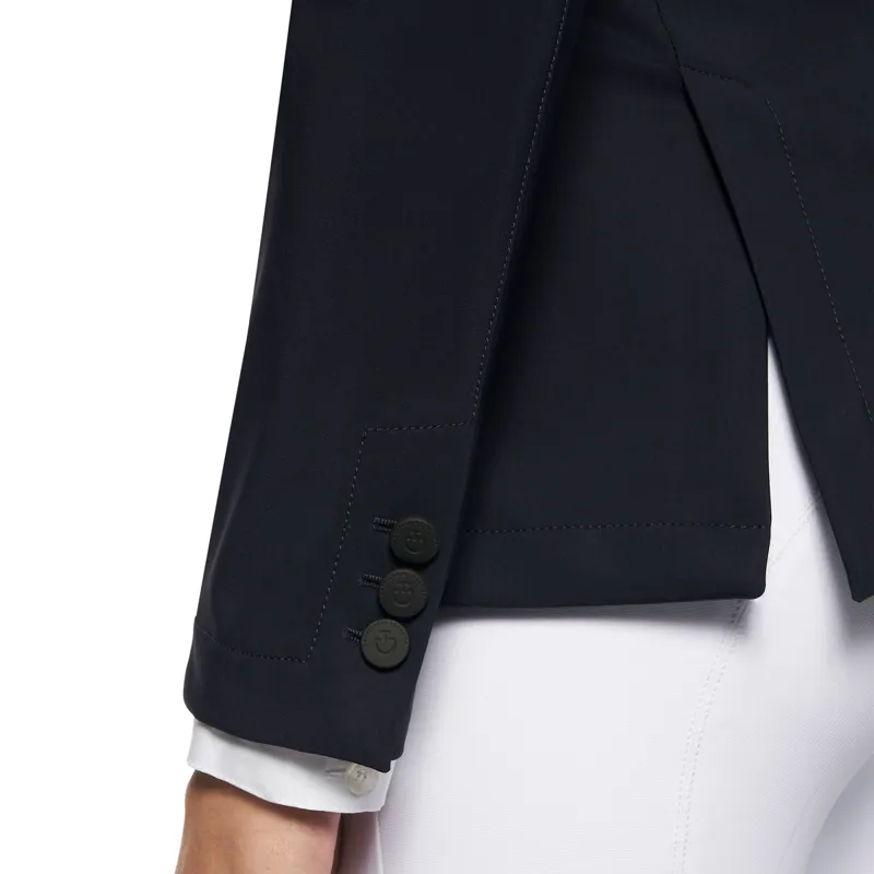 Cavalleria Toscana American Jersey Ladies Competition Jacket - Navy-4
