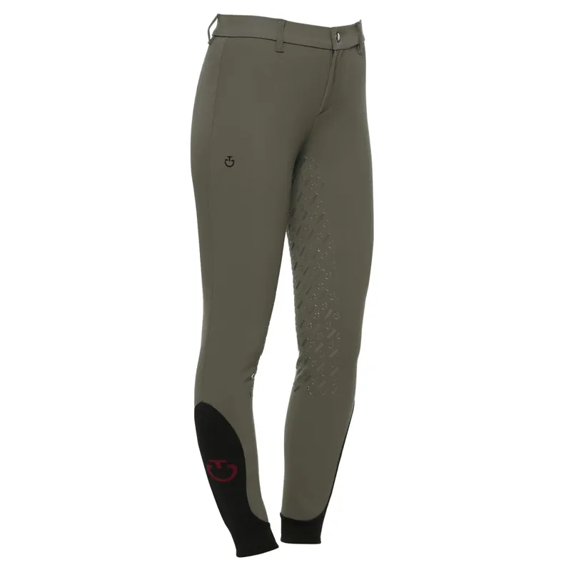 Cavalleria Toscana Line System Full Grip Junior Breeches - Grey