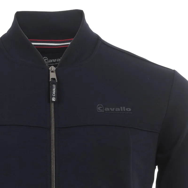 Cavallo Fero Full Zip Mens Jumper - Darkblue-2