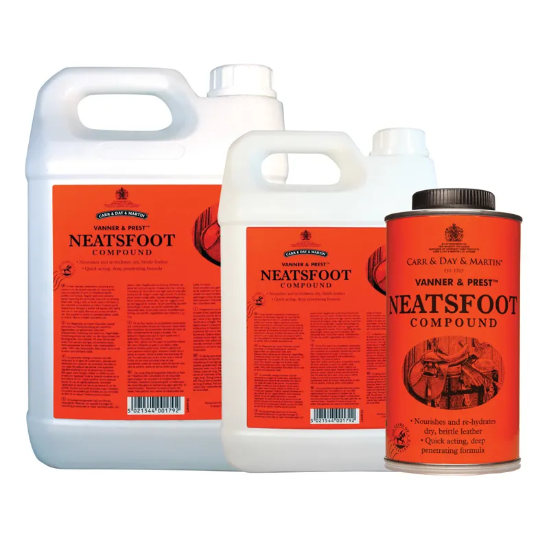 Carr and Day and Martin Vanner and Prest Neatsfoot Compound