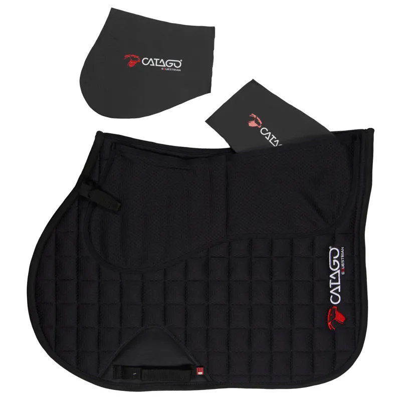 Catago FIR-Tech Correction All Purpose Saddlecloth - Black-1