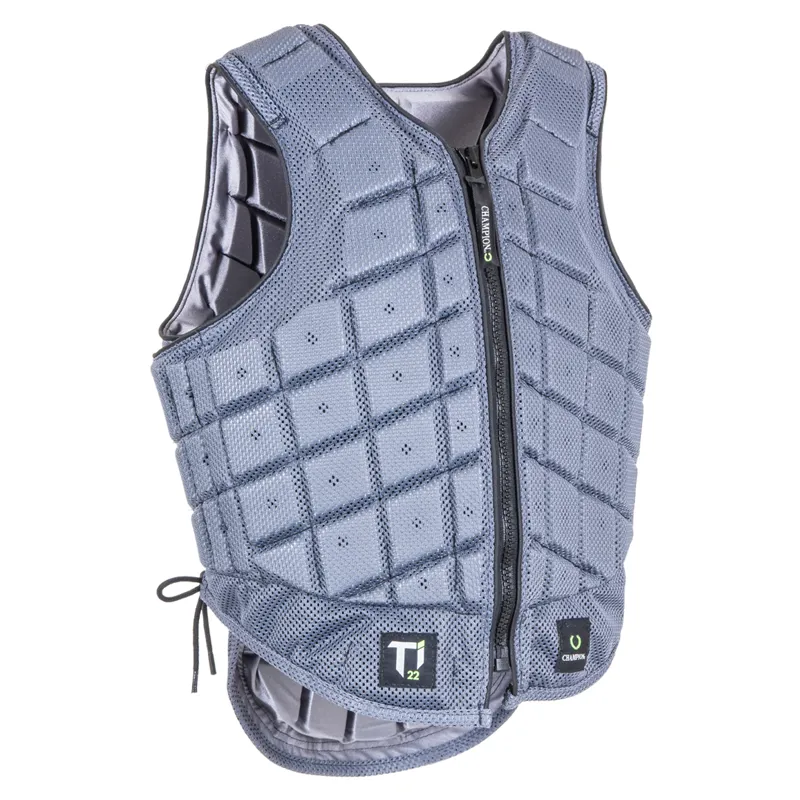 Champion Titanium Ti22 Childrens/Youth Body Protector - Gunmetal Grey-1