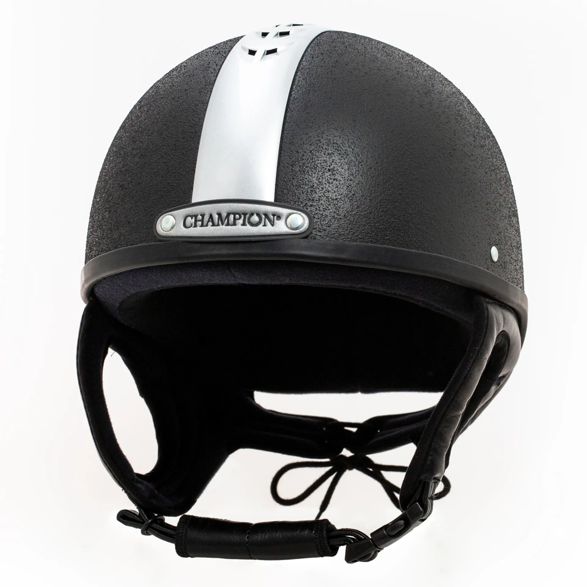 Champion VentAir Deluxe Skull Riding Helmet Black