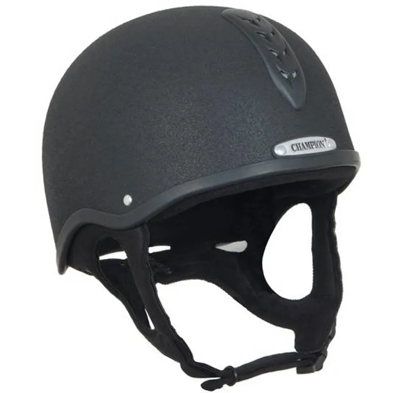 Champion X-Air Plus Junior Riding Skull Hat - Black-1