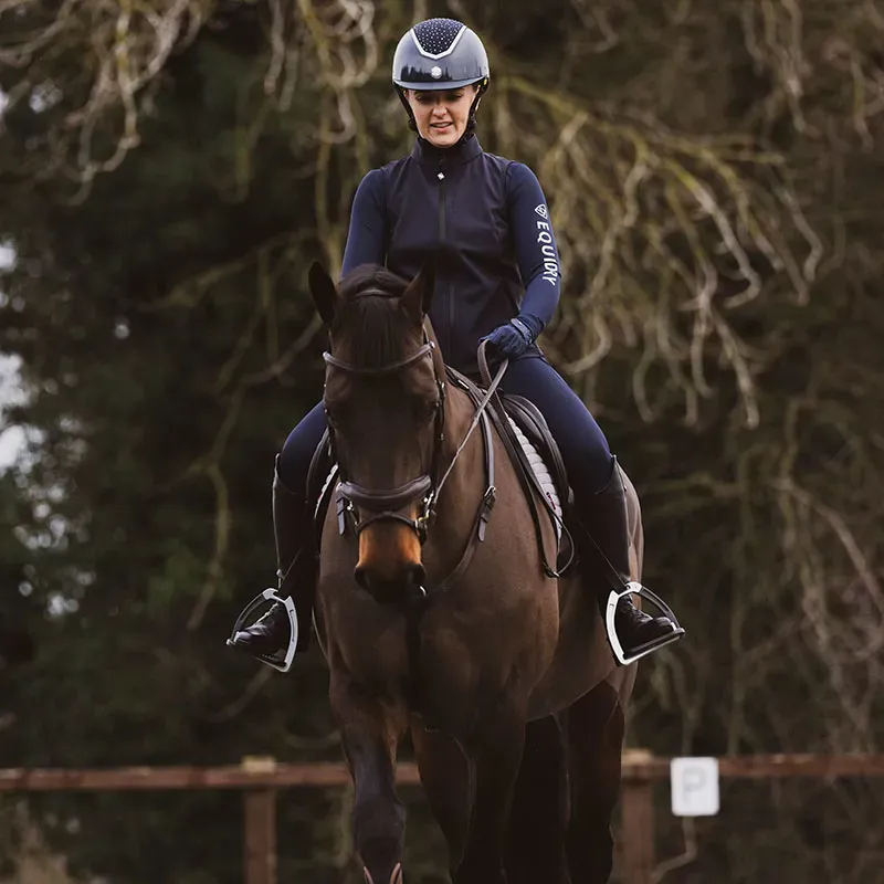 Charles Owen Eclipse Womens Gilet Back Protector - Navy-6