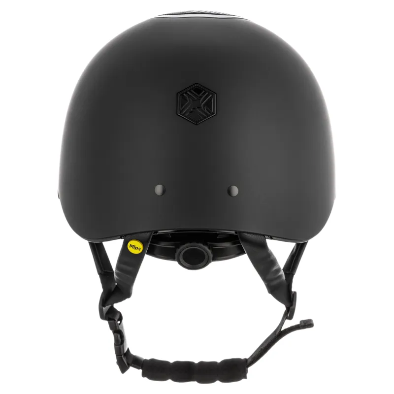 Charles Owen EQx Hyda MIPS Riding Hat - Black Matte/Black Gloss-2