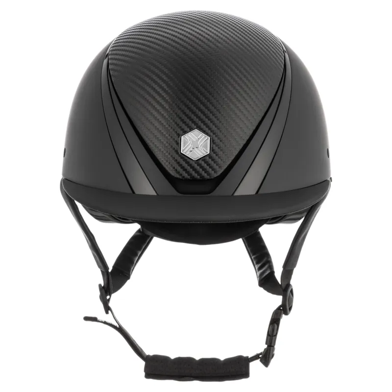 Charles Owen EQx Hyda MIPS Riding Hat - Black Matte/Black Gloss-1