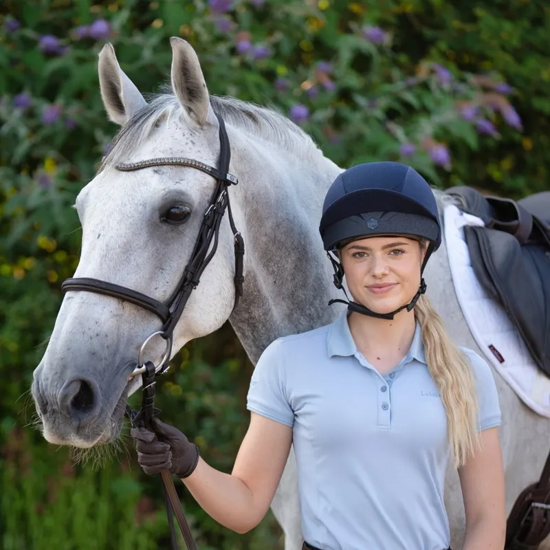 Charles Owen EQx x This Esme Phoenix MIPS Skull Riding Hat - Navy-3