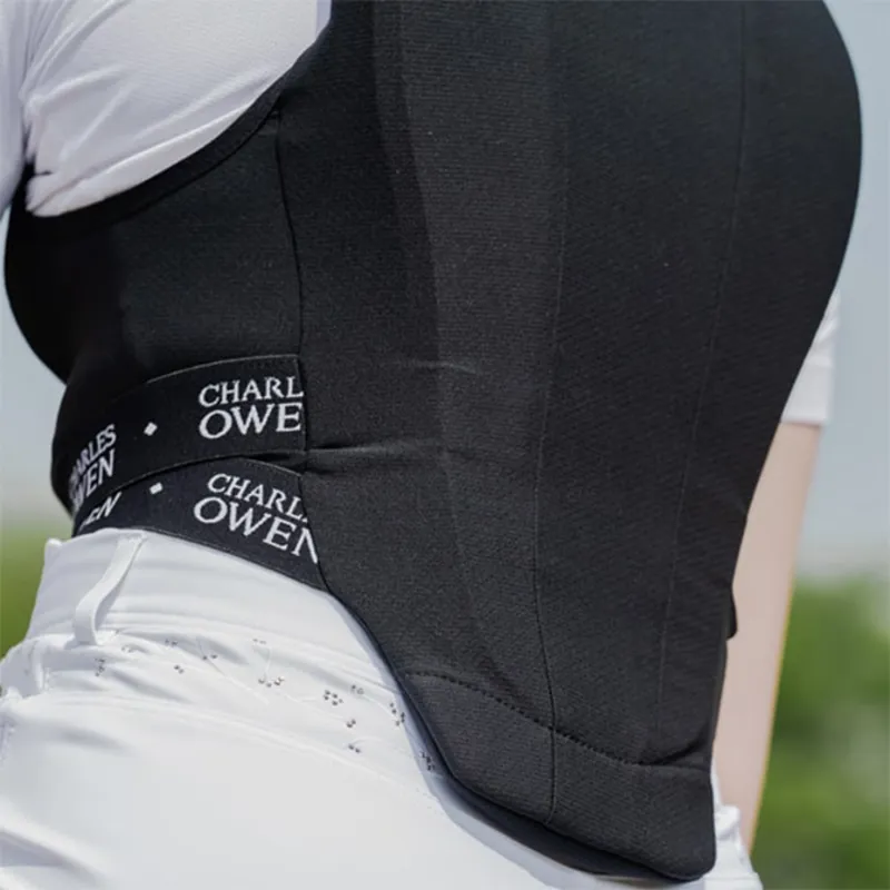 Charles Owen Shadow Ladies Back Protector - Black-5