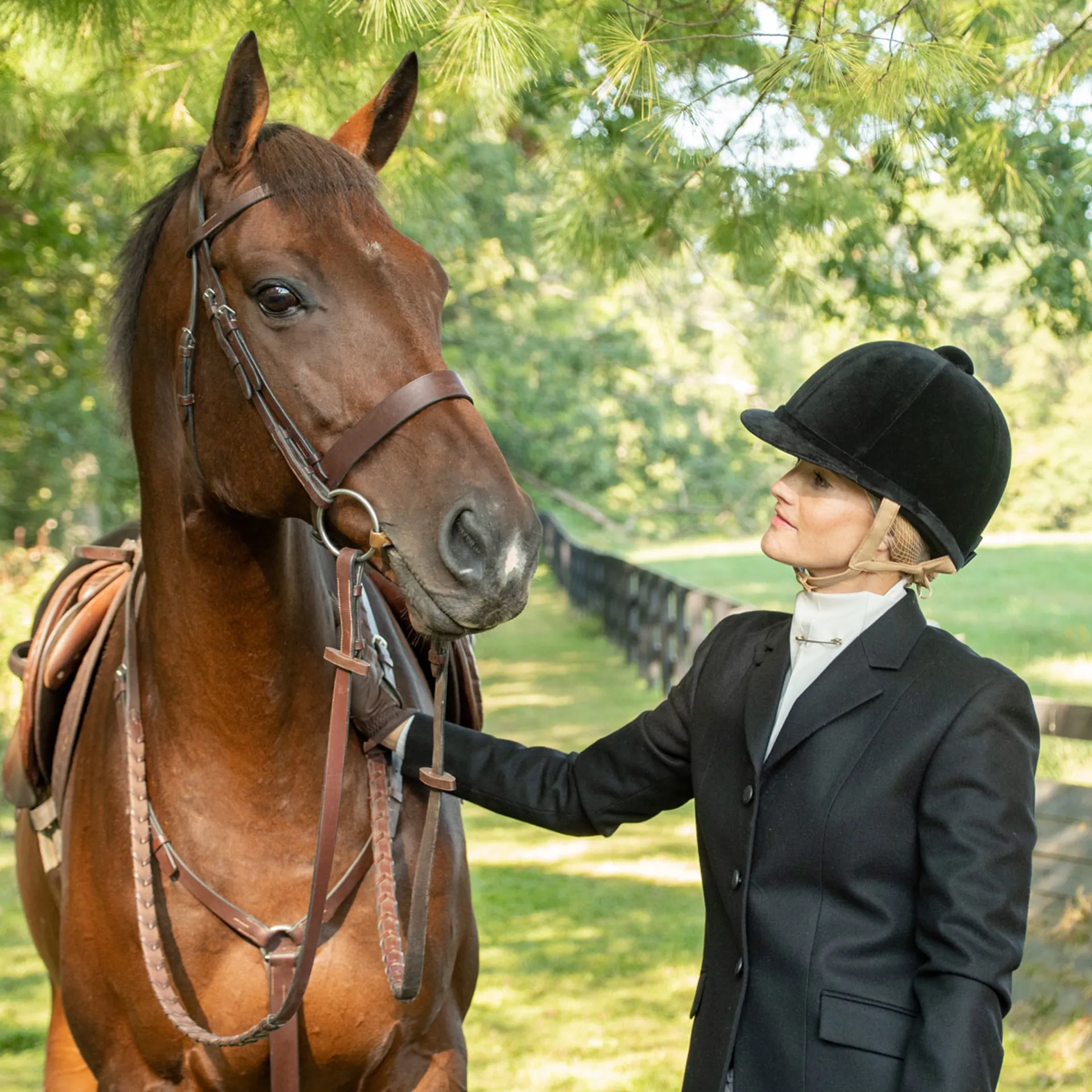 Charles Owen Fian Velvet Riding Hat Black