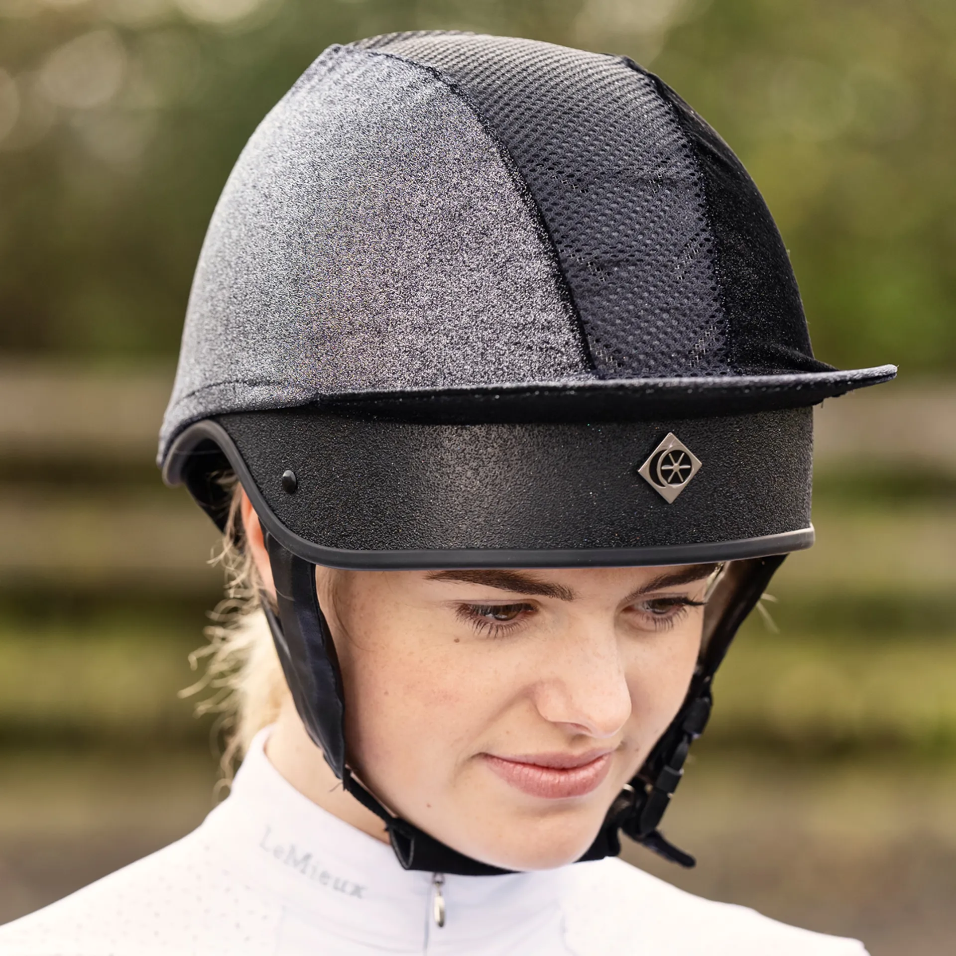 Charles Owen This Esme JS1 Pro Riding Skull Hat Cosmic