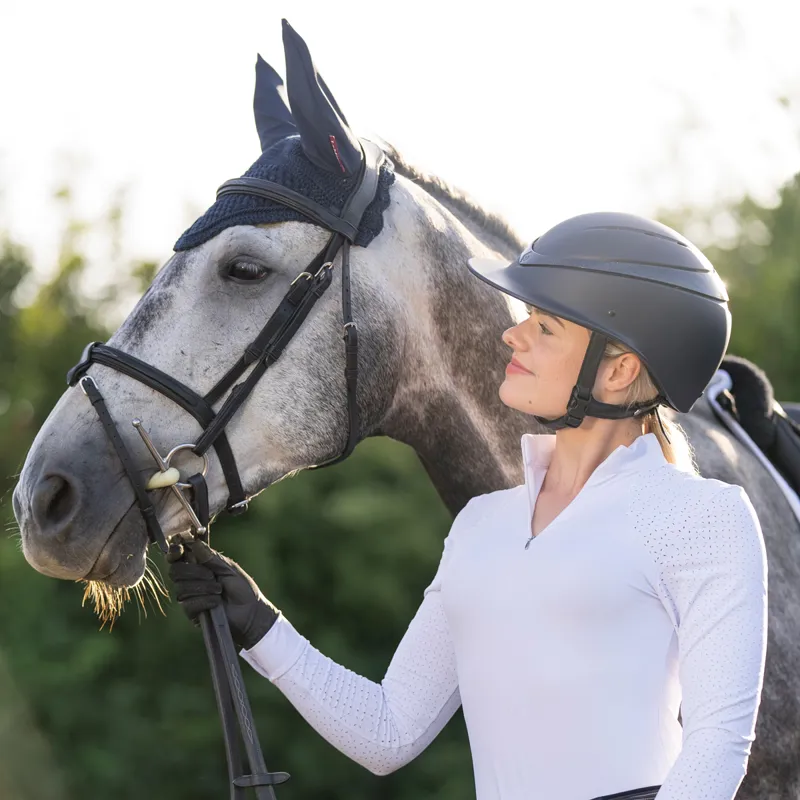 Charles Owen This Esme Luna Wide Peak Riding Hat - Black-7