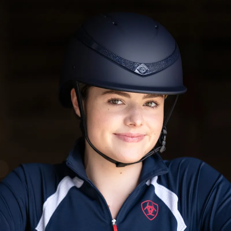 Charles Owen This Esme Luna Riding Hat - Midnight Navy-5