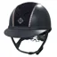 Charles Owen Ayr8 Plus Leather Look Riding Hat - Navy/Rose Gold