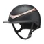 Charles Owen Halo Riding Hat - Black Matt/Rose Gold