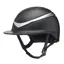 Charles Owen Halo Riding Hat - Black Matt/Platinum