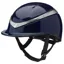 Charles Owen Halo Riding Hat - Navy Gloss/Platinum
