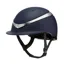 Charles Owen Halo Riding Hat - Navy Matt/Platinum