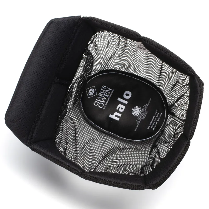 Charles Owen Halo Riding Hat Liner - Black