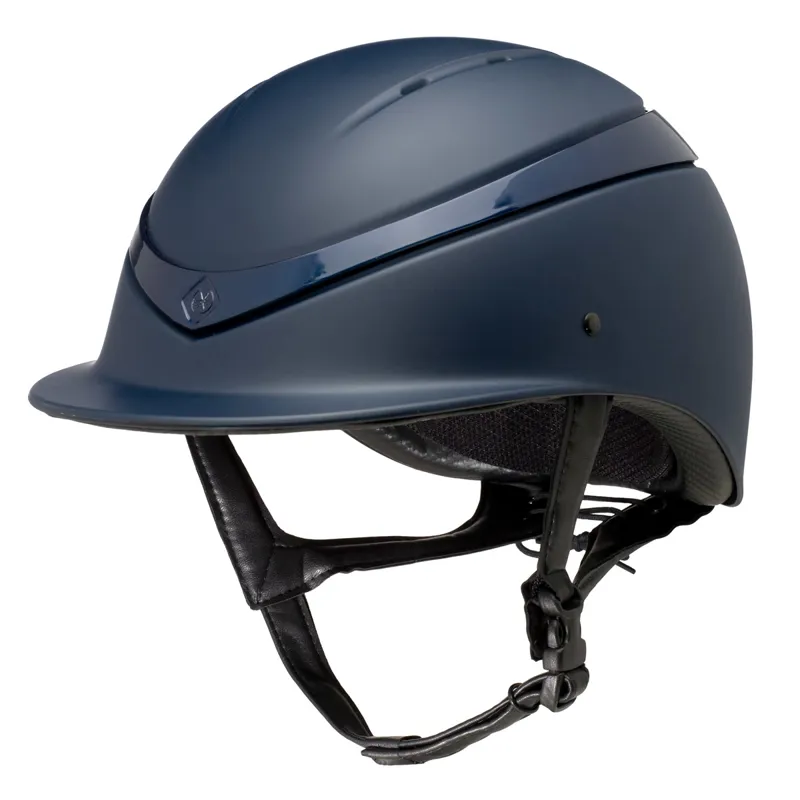 Charles Owen Luna Riding Hat - Midnight/Gloss Ring