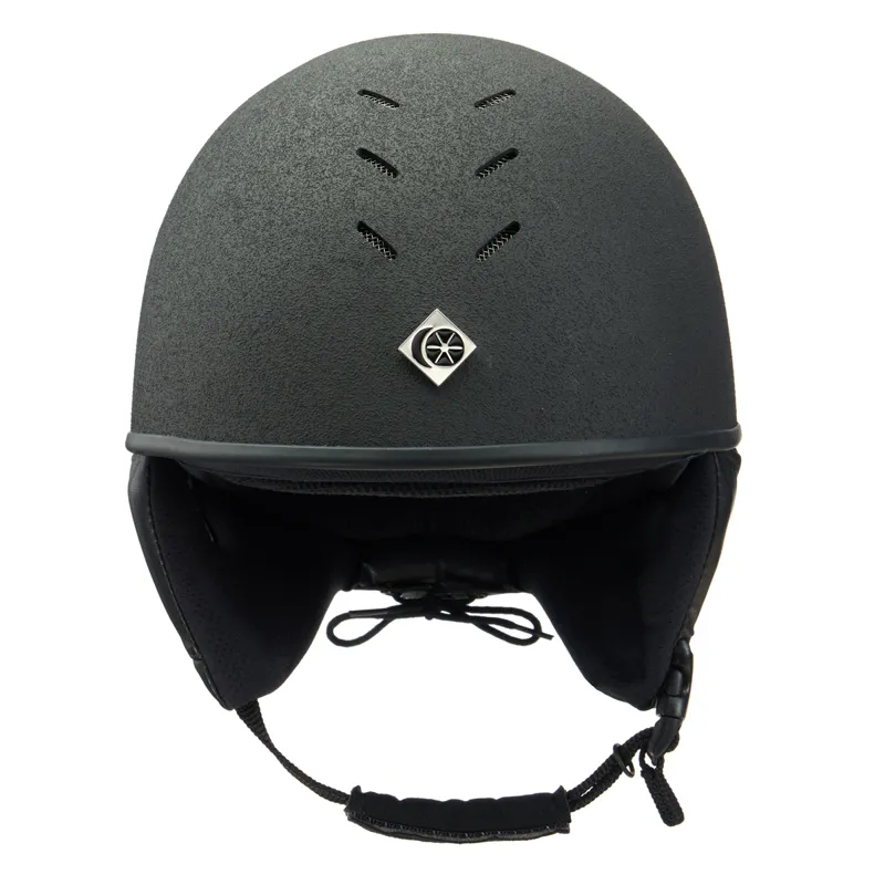 Charles Owen Race II Skull Riding Hat with Removable Liner - Black-1