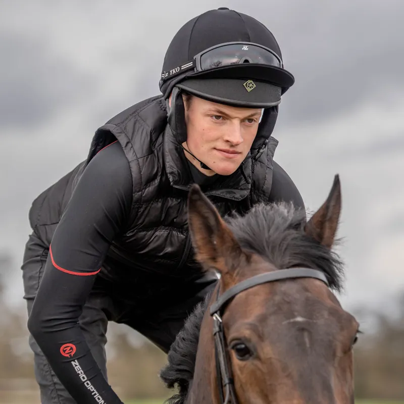 Charles Owen Race II Skull Riding Hat with Removable Liner - Black-7