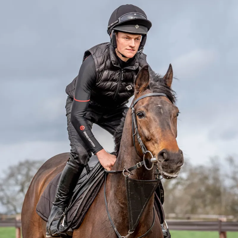 Charles Owen Race II Skull Riding Hat with Removable Liner - Black-8