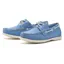 Chatham x Joules Jetty Lady Canvas Boat Shoes - Blue