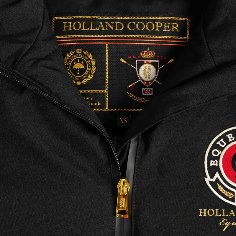 Holland Cooper Chiltern Team Womens Waterproof Jacket - Black-4