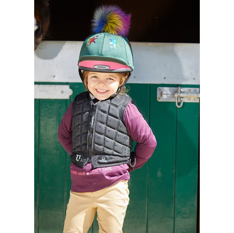 Champion Titanium Ti22 Childrens/Youth Body Protector - Black-3