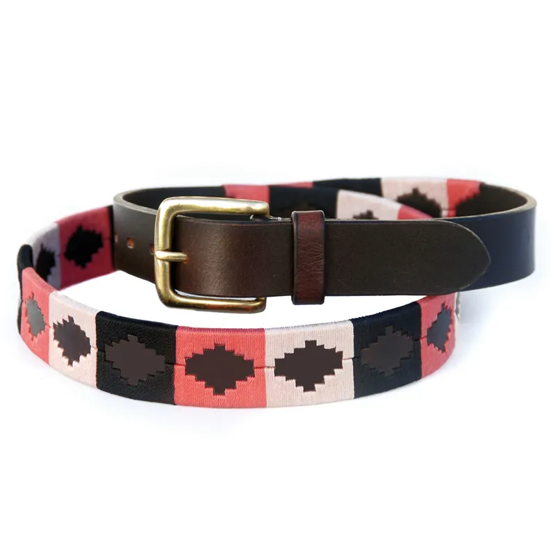 Chukka Broad Belt - Zoe Pink/Black/White