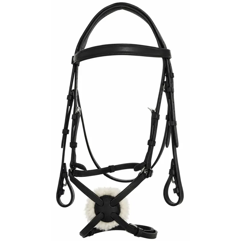 Dever Classic Comfort Grackle Bridle - Black
