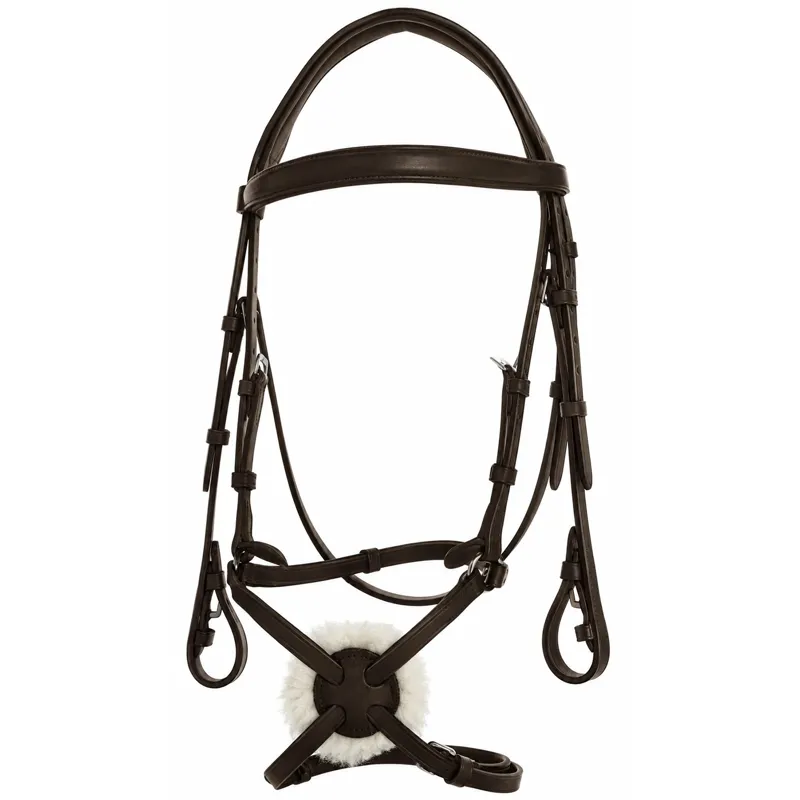 Dever Classic Comfort Grackle Bridle - Brown