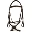 Dever Classic Comfort Grackle Bridle - Brown