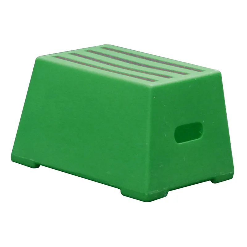 Classic Showjumps Premium Mounting Block - One Tread - Forest Green