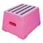 Classic Showjumps Premium Mounting Block - One Tread - Pink