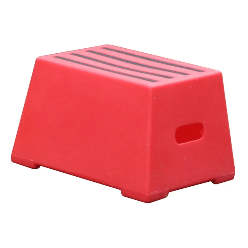 Classic Showjumps Premium Mounting Block - One Tread - Red