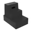 Classic Showjumps Standard Three Tread Mounting Block - Black