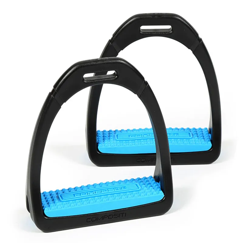 Compositi Premium Profile Adults Stirrups - Bright Blue